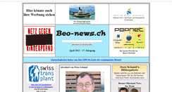 Desktop Screenshot of beo-news.ch